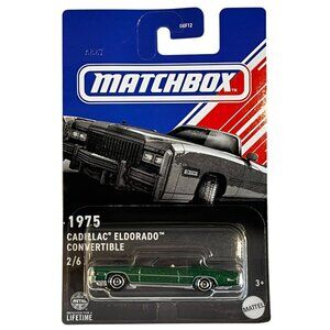Matchbox 1975 Cadillac Eldorado Convertible Green GM Heritage Diecast Car